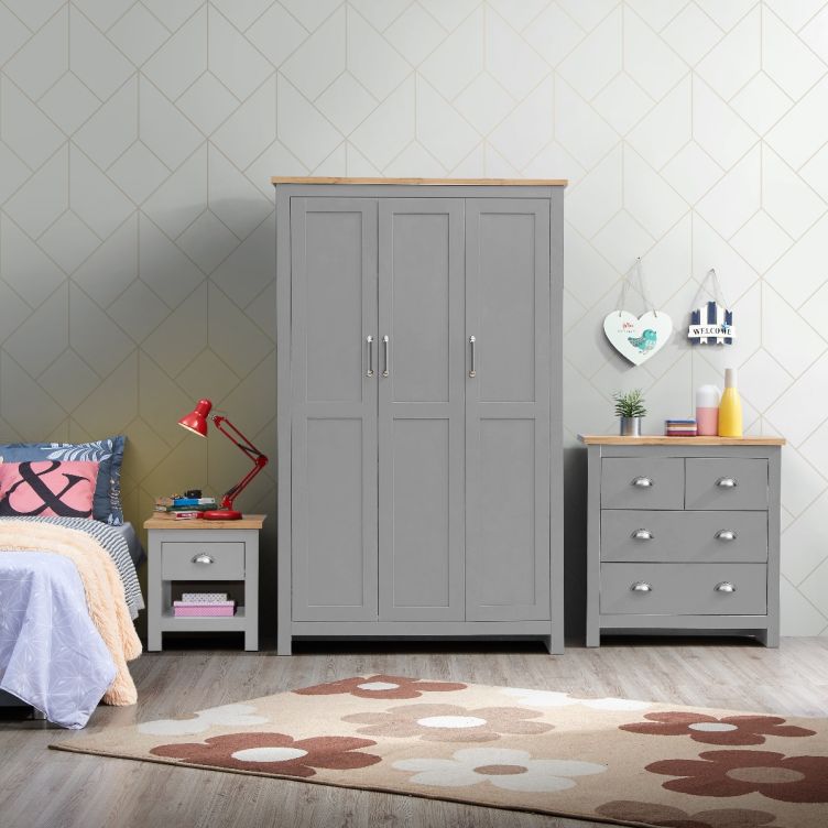 Lisbon 3 Piece Set Light Grey